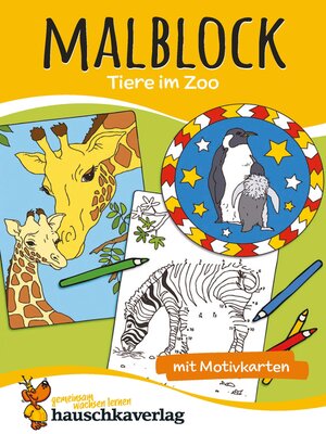 cover image of Malblock--Tiere im Zoo